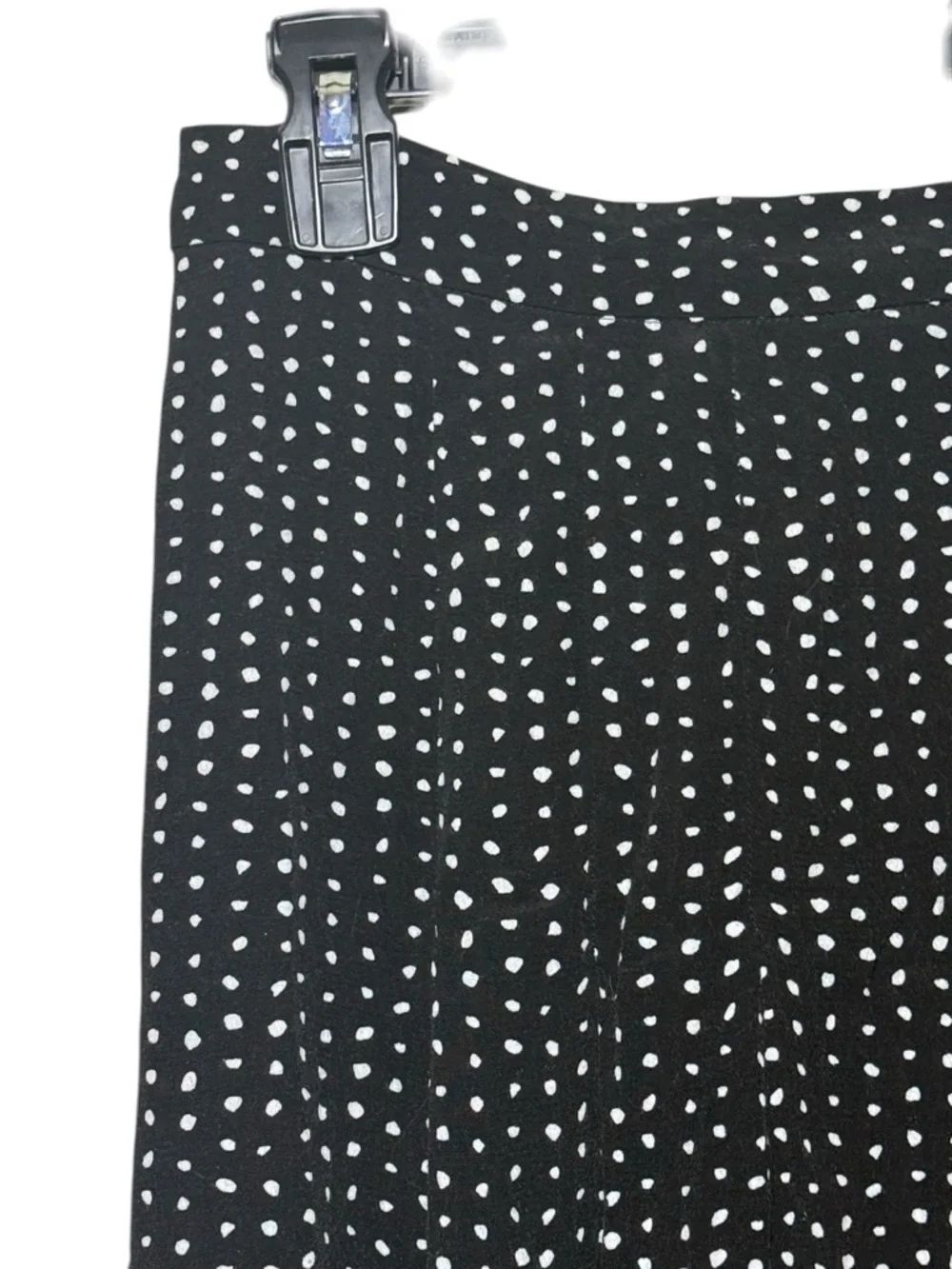 Banana Republic Black White Polka Dot Maxi Skirt Size 0/2 - Picture 2 of 3